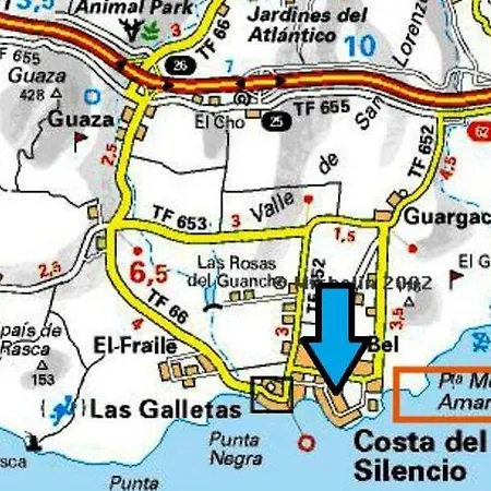 For 4 People, Costa Del Silencio, Chaparral, Near The Ocean, Wifi アパート *